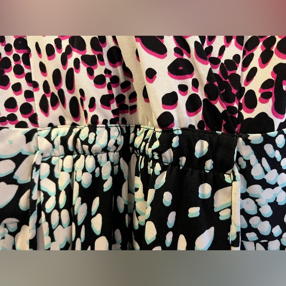 Diane Von Furstenberg Faux Wrap Animal Print Dress Size 10 - Picture 4 of 9